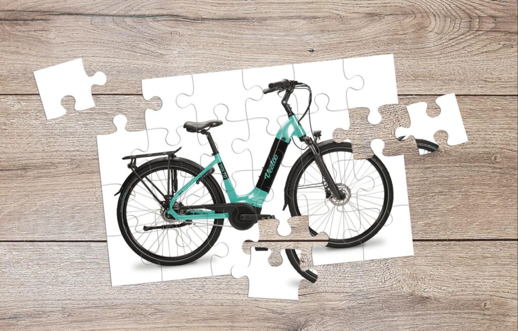 Veeloo fiets puzzel