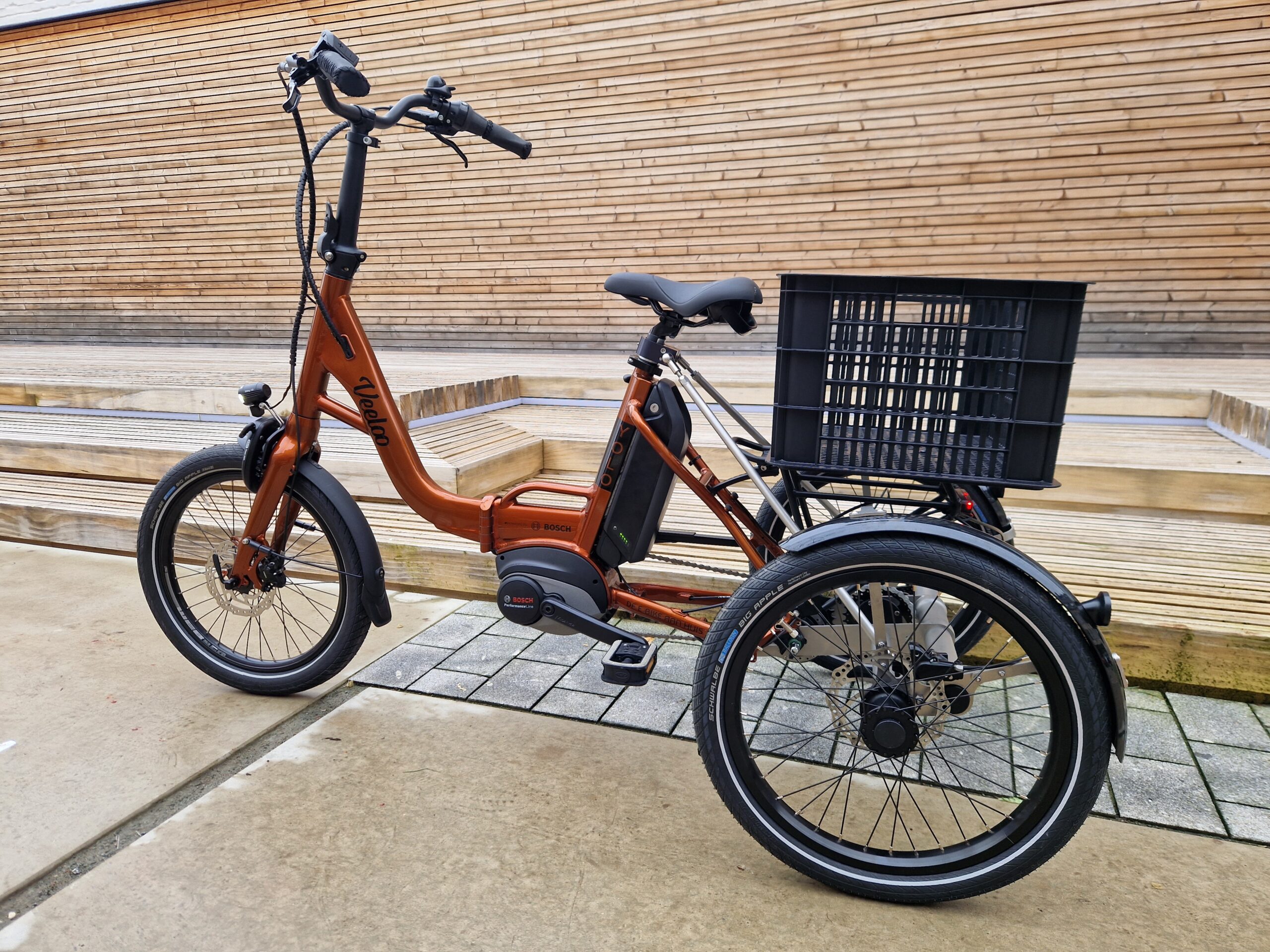 elektrische driewieler met bosch motor