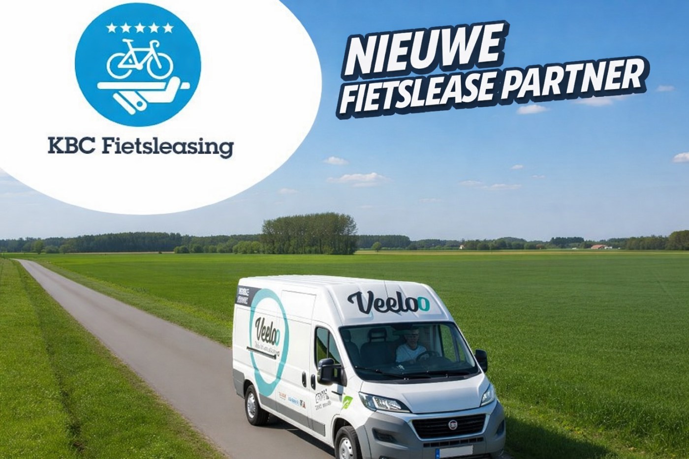 Nu ook KBC fietsleasing bij Veeloo